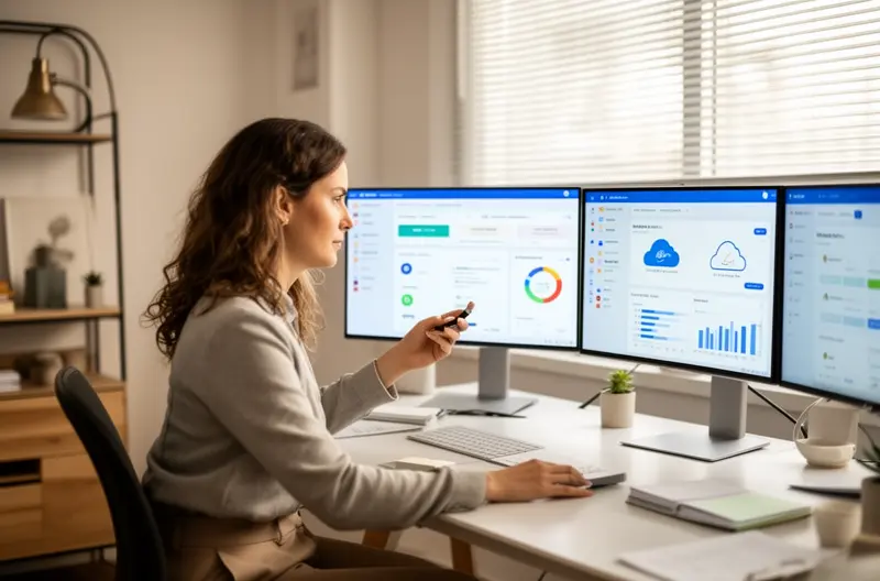 Consultora analizando coste cloud y licenciamiento Microsoft con cliente